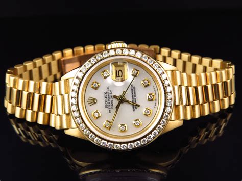 best gold rolex replica|pre owned women's rolex.